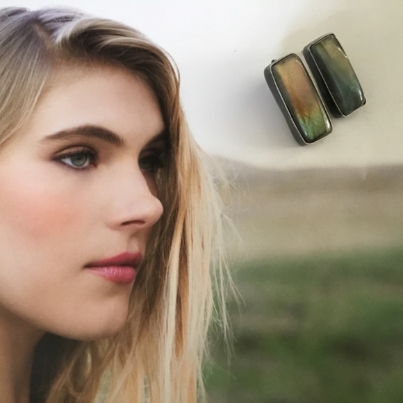 Mercury Orchid Artisan "Light in the Forest" Labradorite Earrings are NWOT!! - Picture 10 of 10